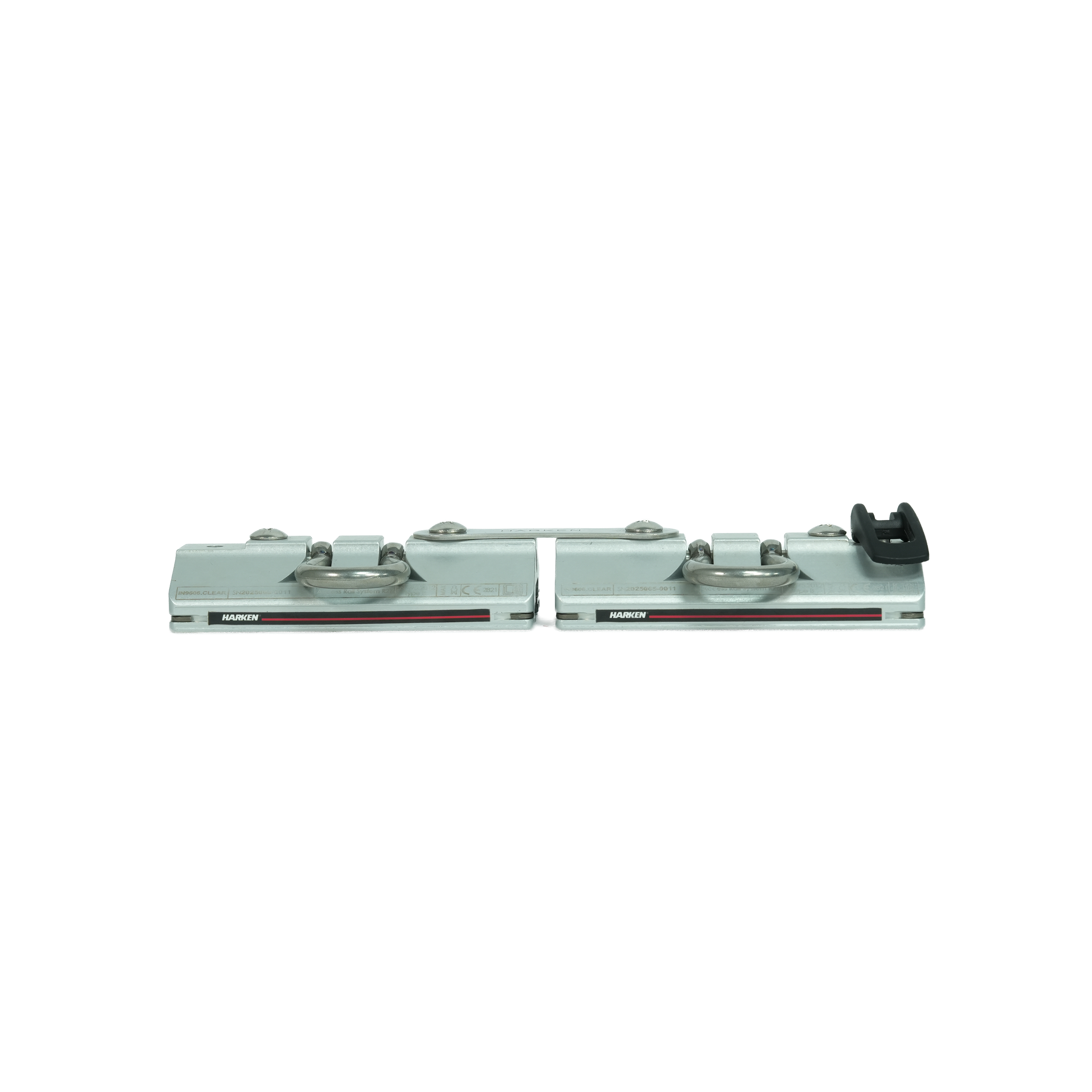 HARKEN 27mm Clear Anodized Car — Assembly with Coupler, Pinstop IN9606